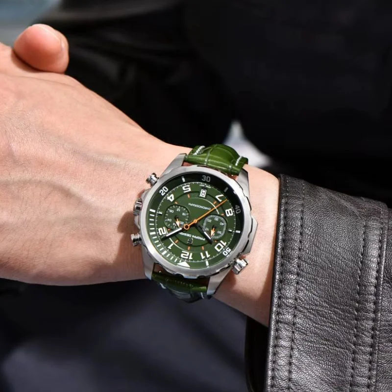 Wearing All Green Watch