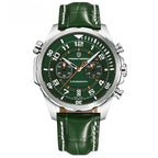Aero Chronograph Elegant Watch - Green - Pagani Design