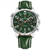 Aero Chronograph Elegant Watch - Green - Pagani Design