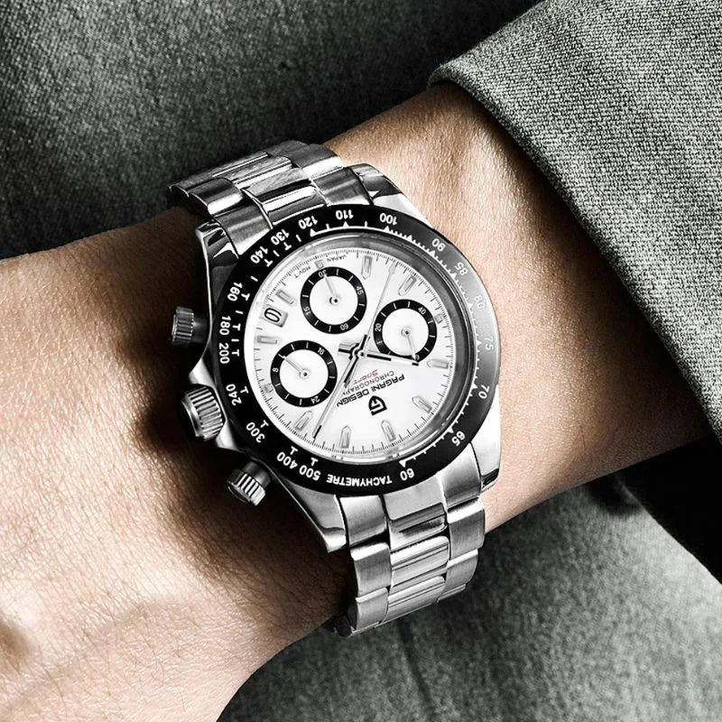 Silver White Watch