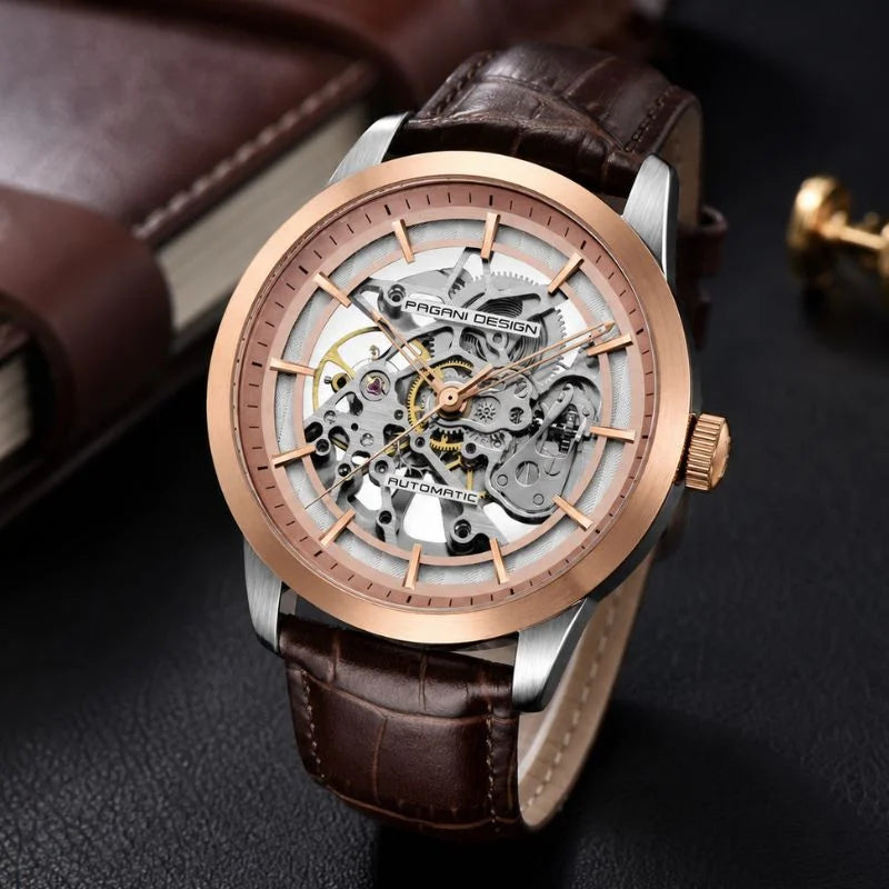 Rose Gold Watch Pagani Design 02