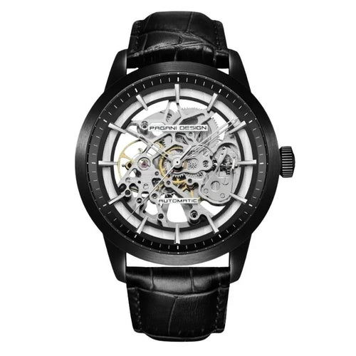Artisan Open Dial Elegant Watch - All Black - Pagani Design