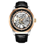 Artisan Open Dial Elegant Watch - Rose Gold Black- Pagani Design