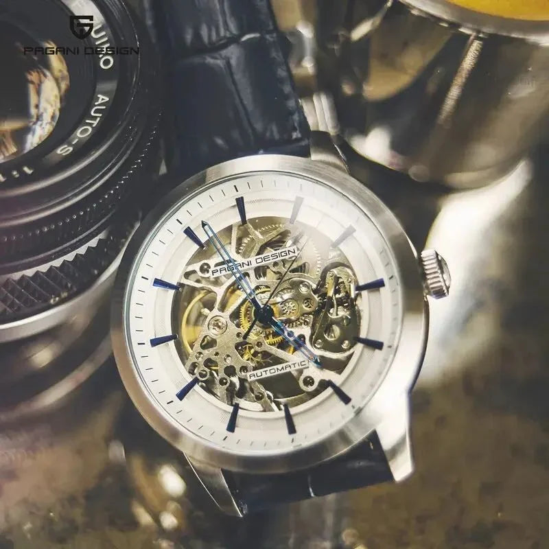 Blue White Watch Pagani Design 01