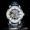 Artisan Open Dial by Pagani Design with a splash of water against a black background