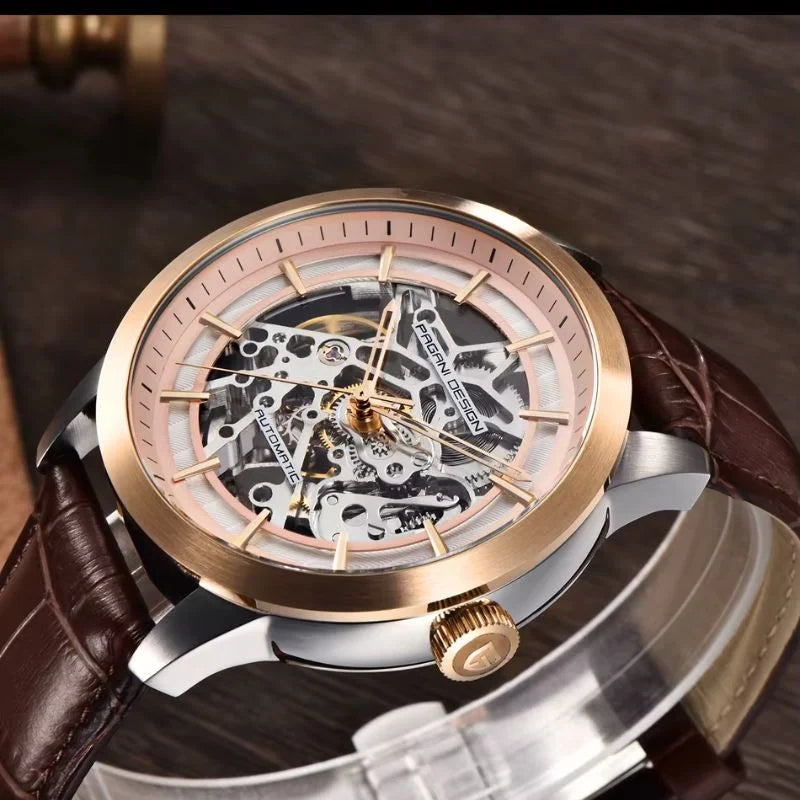 Rose Gold Watch Pagani Design