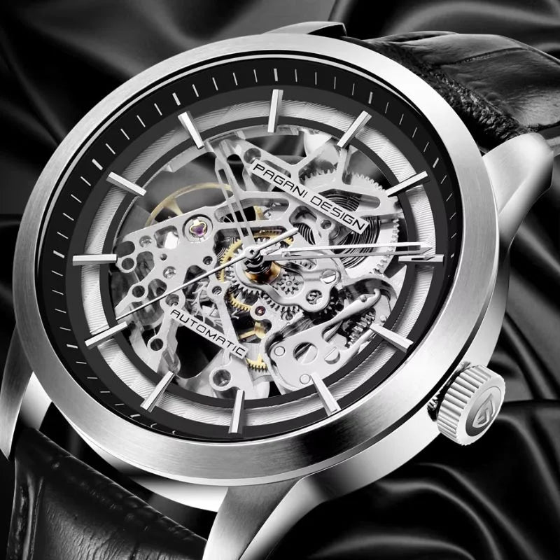 Silver Black Watch 