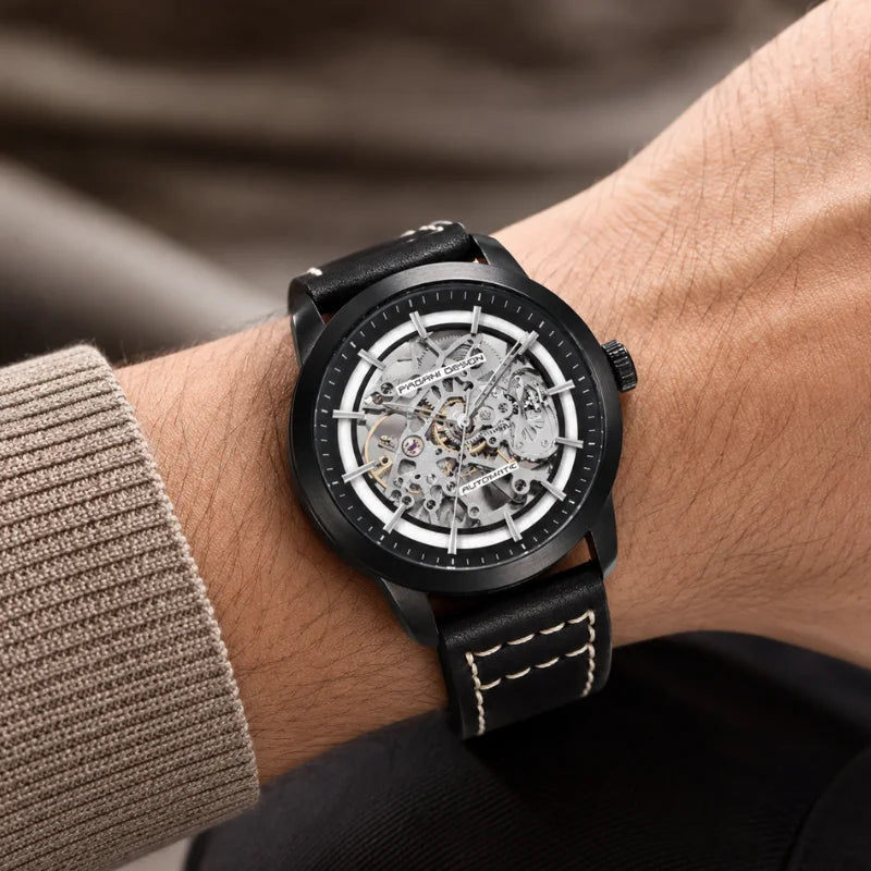 Wearing All Black Watch 