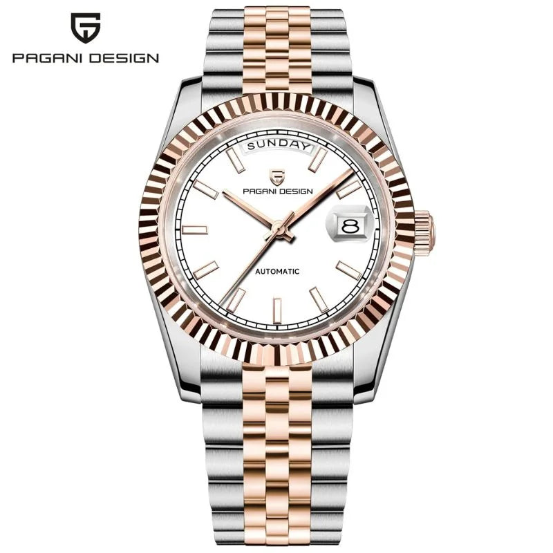Aurelia Men's Watches Silver Gold Luxury  – Pagani Design