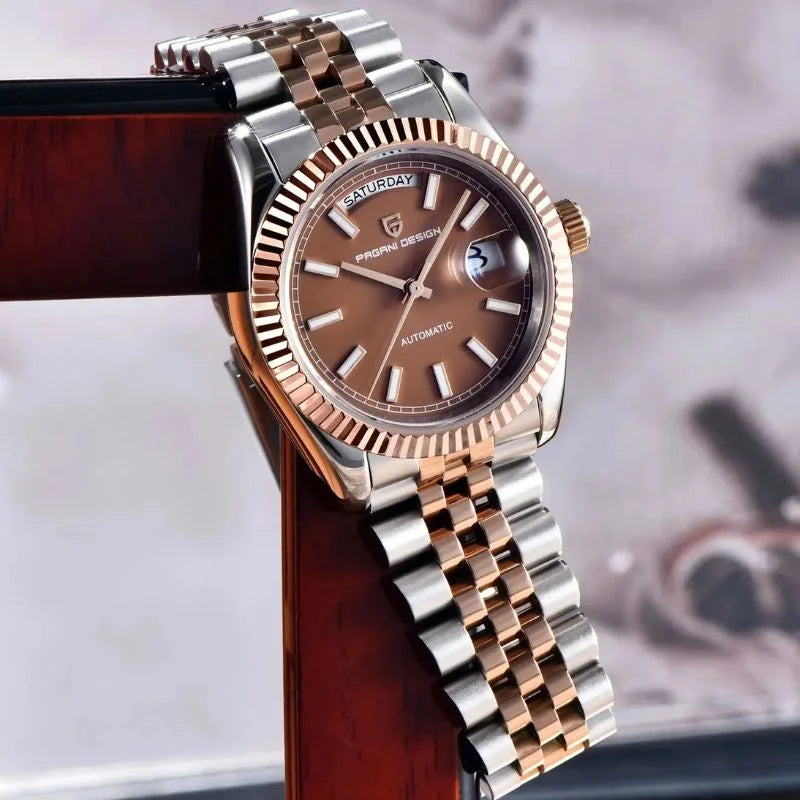 Aurelia Men's Watches Silver Gold Luxury  – Pagani Design