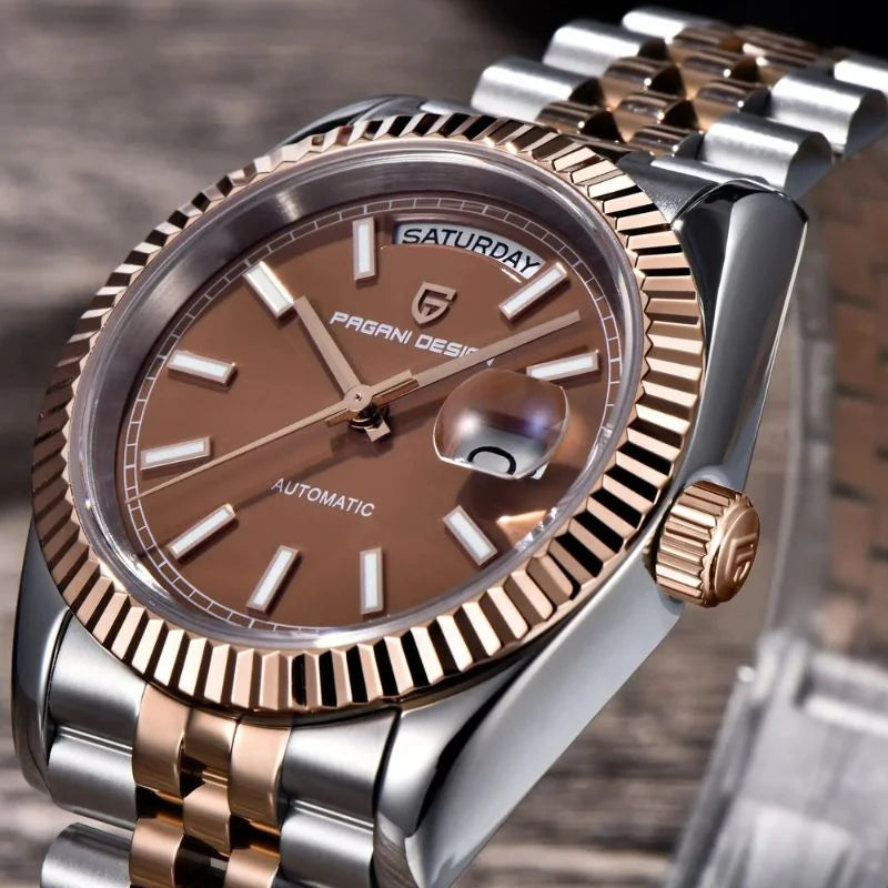 Aurelia Men's Watches Silver Gold Luxury  – Pagani Design
