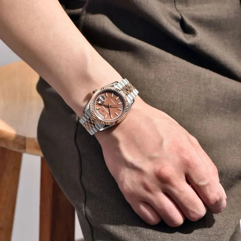 Aurelia Men's Watches Silver Gold Luxury  – Pagani Design