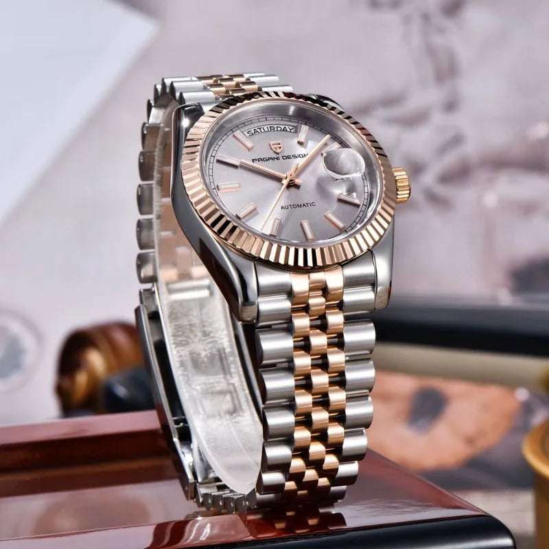 Aurelia Men's Watches Silver Gold Luxury  – Pagani Design
