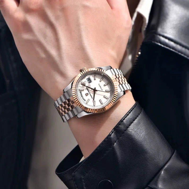 Aurelia Men's Watches Silver Gold Luxury  – Pagani Design