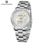 Silver White Pagani Design Watch 00