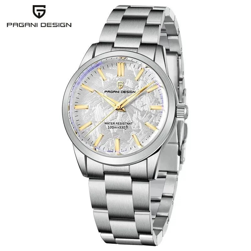 Silver White Pagani Design Watch 00