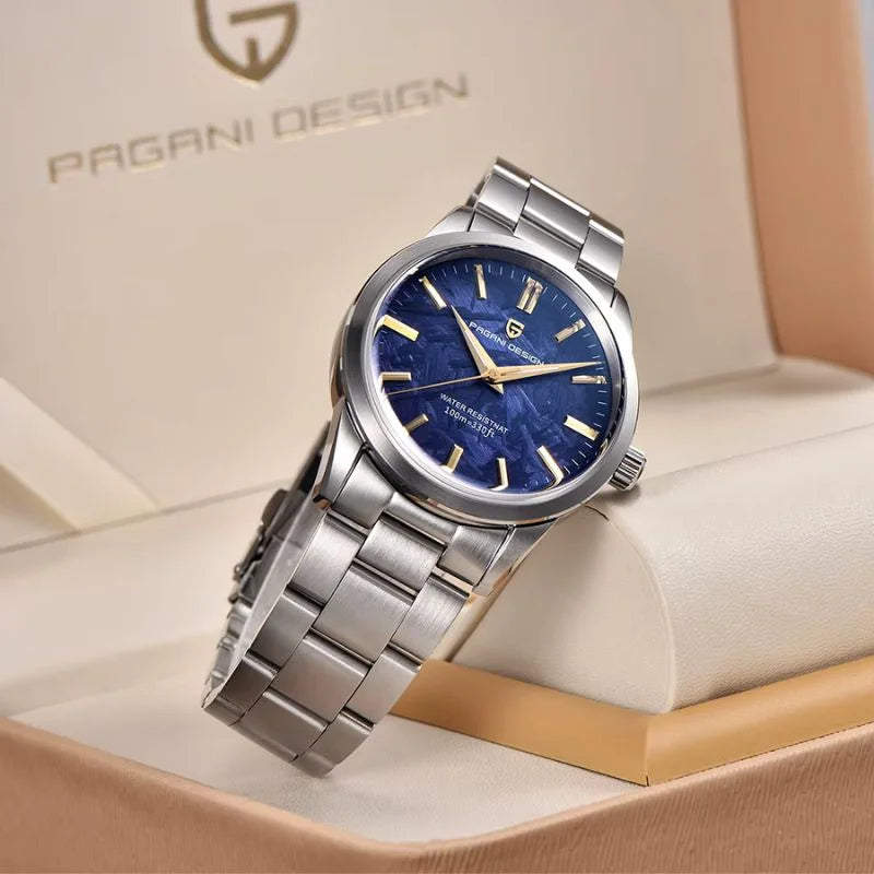 Silver Blue Watch