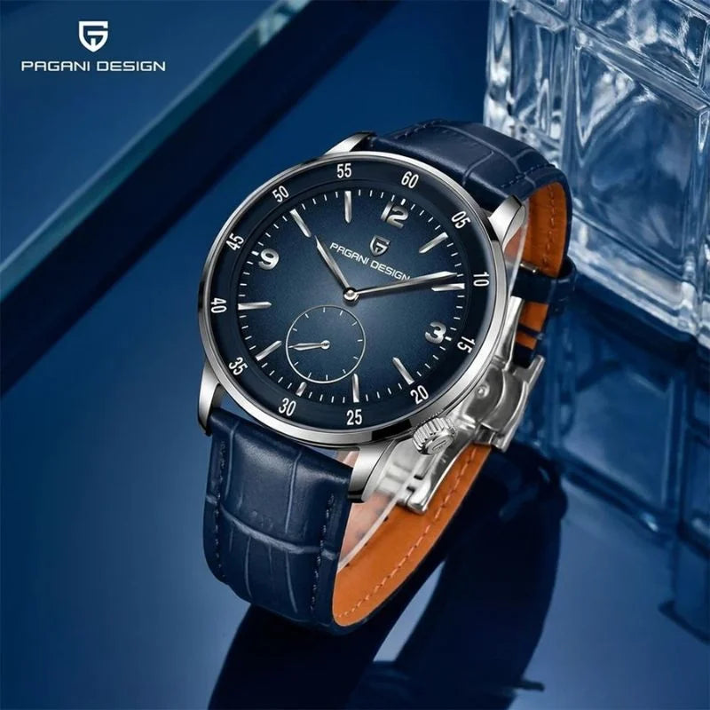 All Blue Silver Watch Pagani Design 