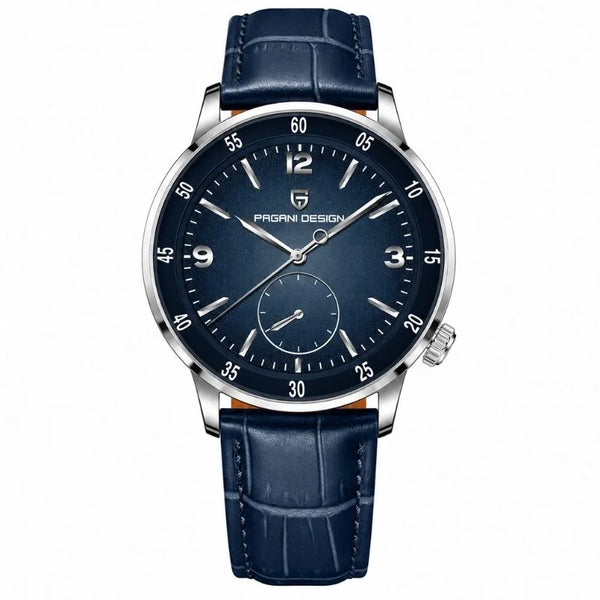Blue Meridian Leather Luxury Watch - Pagani Design