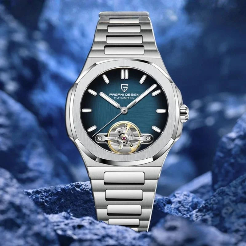 SIlver Blue Watch