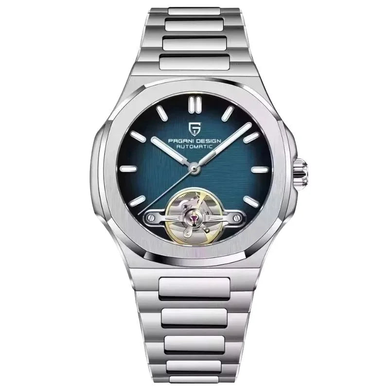 Eclipse Classic Luxury Watch - Silver Blue - Pagani Design
