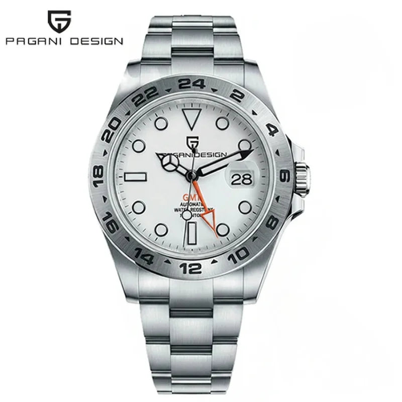 Pagani Design Explorer Silver Watch