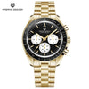Gold Summit chronograph by Pagani Design on a white background with the brand logo