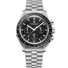 Lunarsteel chronograph by Pagani Design photographed front-on over a white background