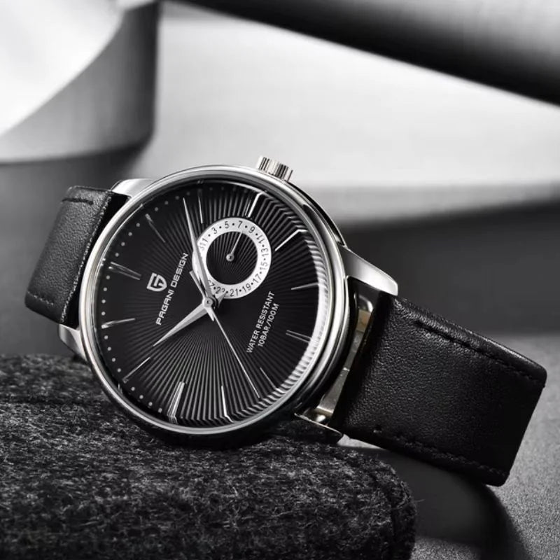 Silver Black Watch Pagani Design