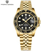 Full gold Regal GMT by Pagani Design on a white background with the brand logo