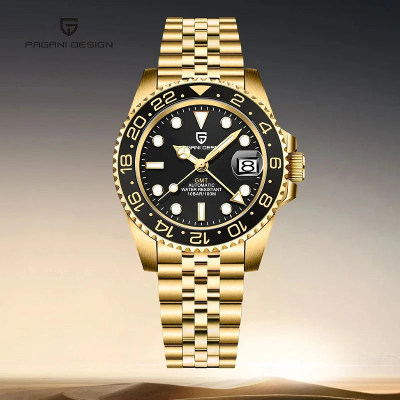 All Gold Black Watch