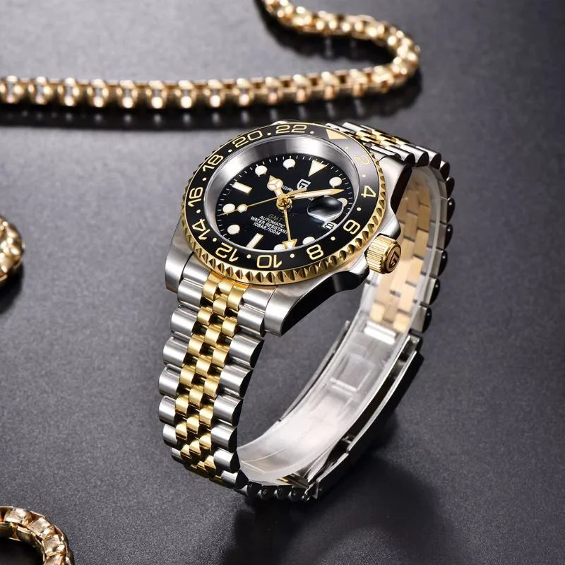 Gold Black Watch Pagani Design 00