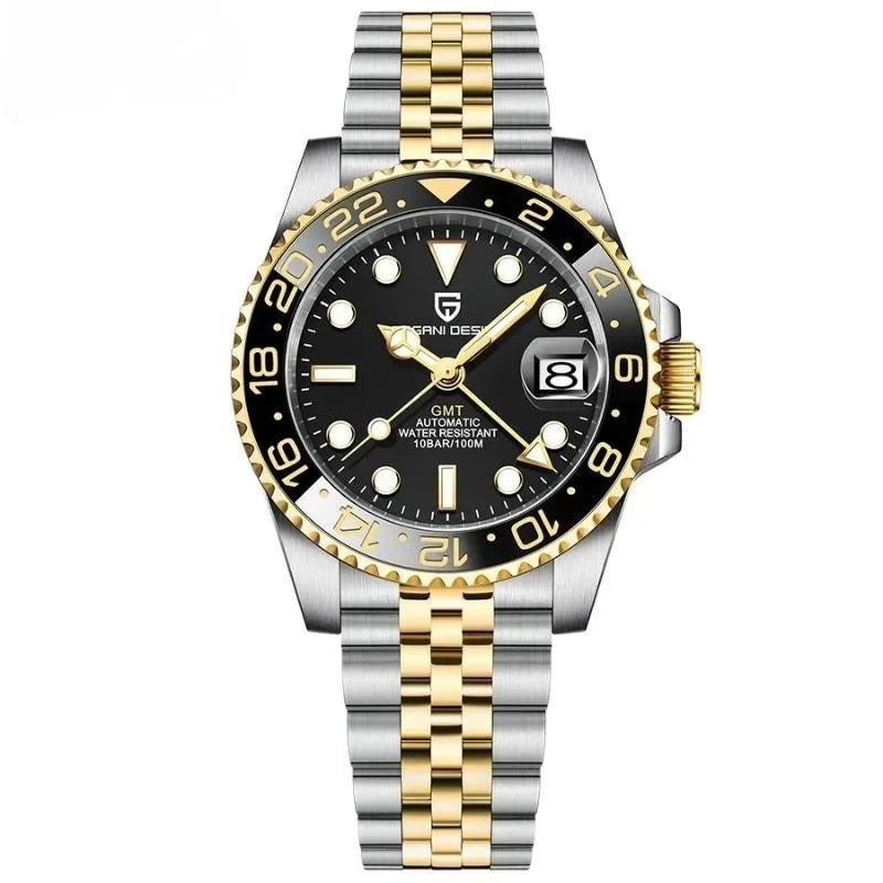 Regal Elegant Watch - Gold Silver Black - Pagani Design
