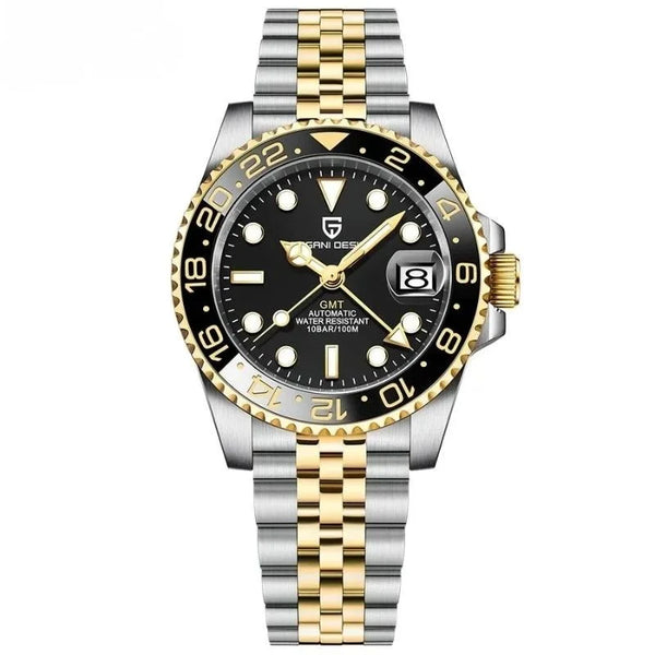 Regal Elegant Watch - Gold Silver Black - Pagani Design