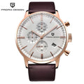 Gold White Brown Watch Pagani Design 02