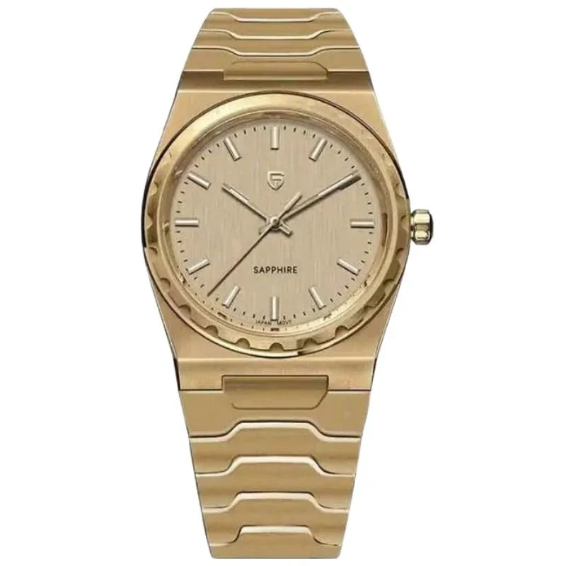 Royal Slim Sapphire Watch - Gold - Pagani Design