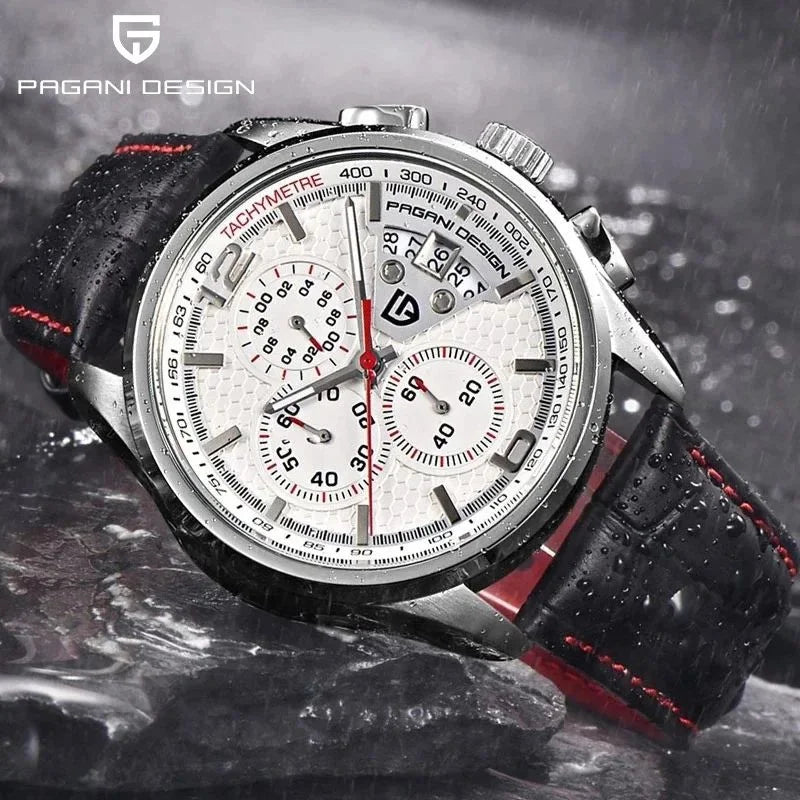 White Red Watch Pagani Design 01