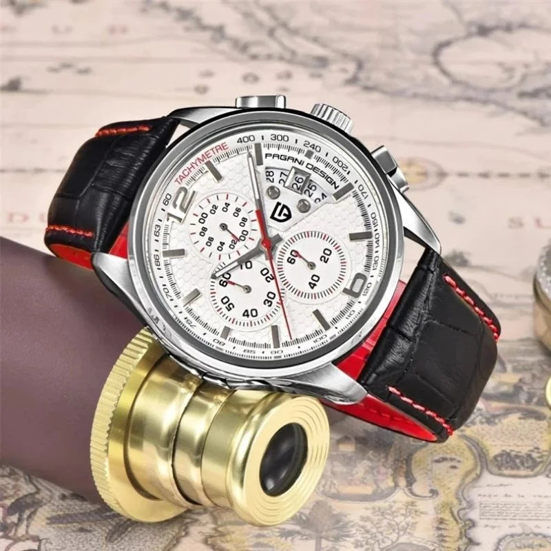 White Red Watch Pagani Design 02
