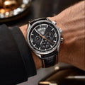 Wearing Black Red Watch