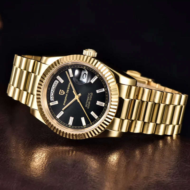 Gold Black Watch