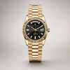 Solarius Classic day-date automatic by Pagani Design in yellow gold with black dial and president bracelet