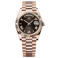 Solarius Classic Luxury Men Watch – Rose Gold Black - Pagani Design