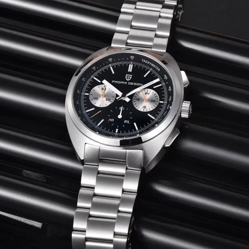 Silver Black Watch Pagani Design 01