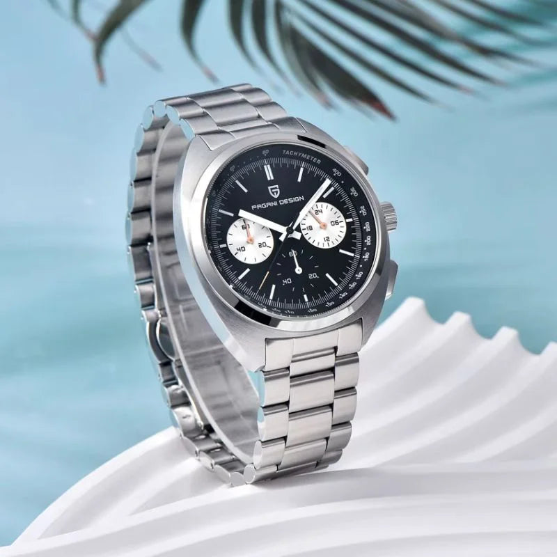 Silver Black Watch Pagani Design 00
