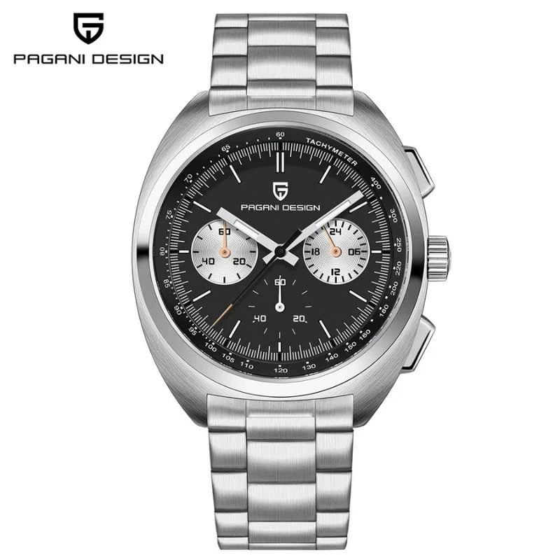 Silver Black Watch Pagani Design 03