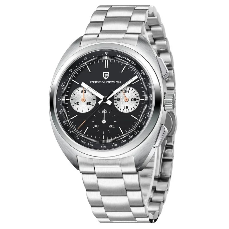 Silver Black Watch Pagani Design 02