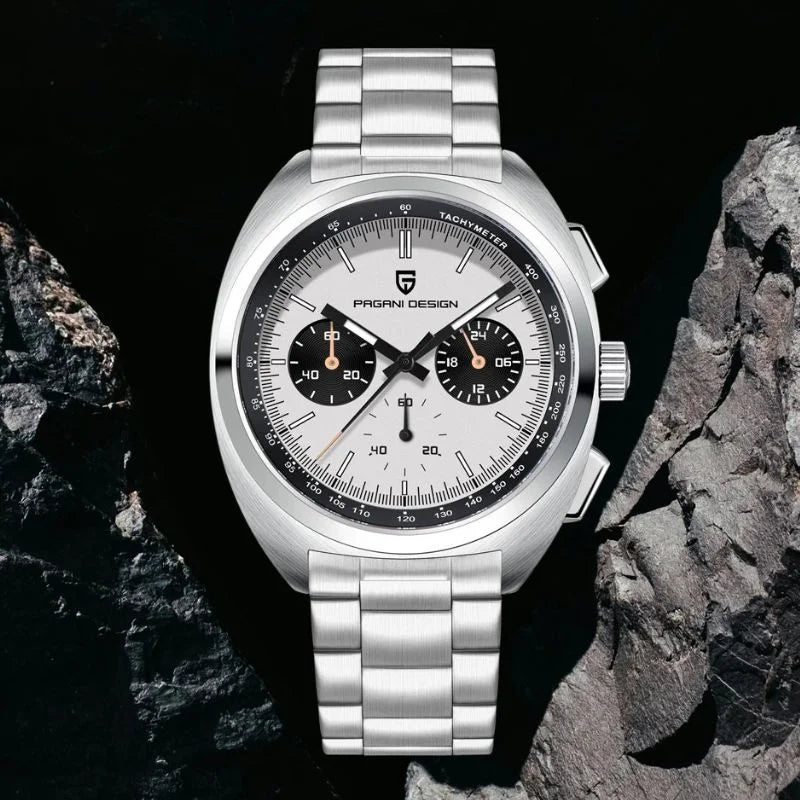 Silver White Watch