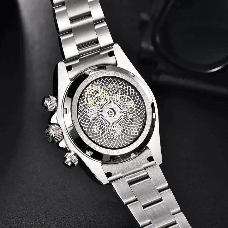 Silver Black Watch Pagani Design 01