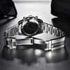 Steel Urban Motion by Pagani Design with the bracelet opened on a grey surface