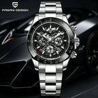 Silver Black Watch 